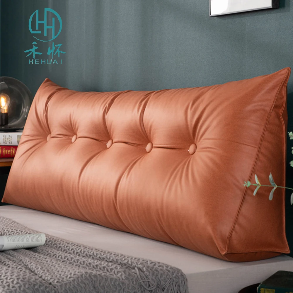 Большая водонепроницаемая треугольная прикроватная подушка с наполнителем для