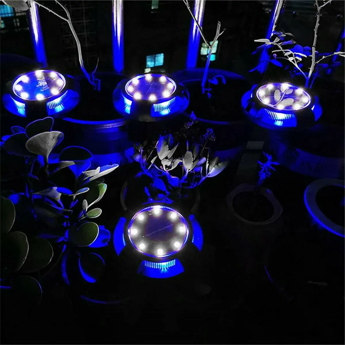 

12 LED Solar Buried Lamp In-Ground Light Outdoor Waterproof Multicolor Exterior Sunlight for Garden Yard Lawn Pathway Decoration