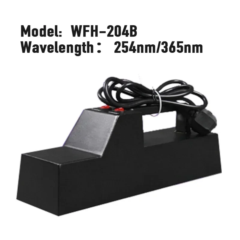 Фото WFH-204B/WFH-204C/WFH-204BS Ручной УФ-анализатор Портативная УФ-лампа с длиной волны 365/254 нм для научной исследовательской биологии №2