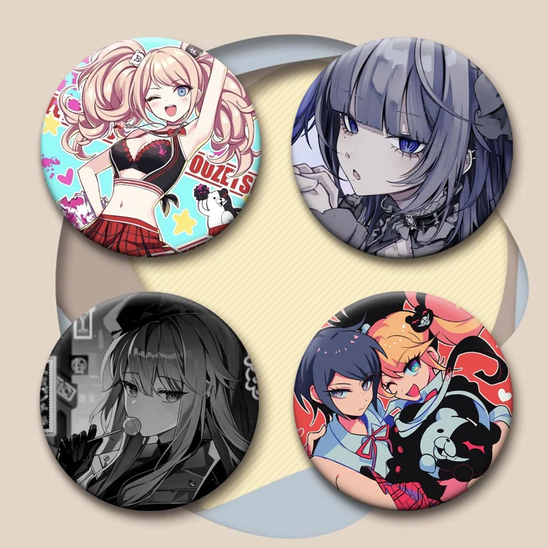 Iruma Miu Kirigiri Kyouko мультяшные броши игра Danganronpa булавки модные ювелирные аксессуары