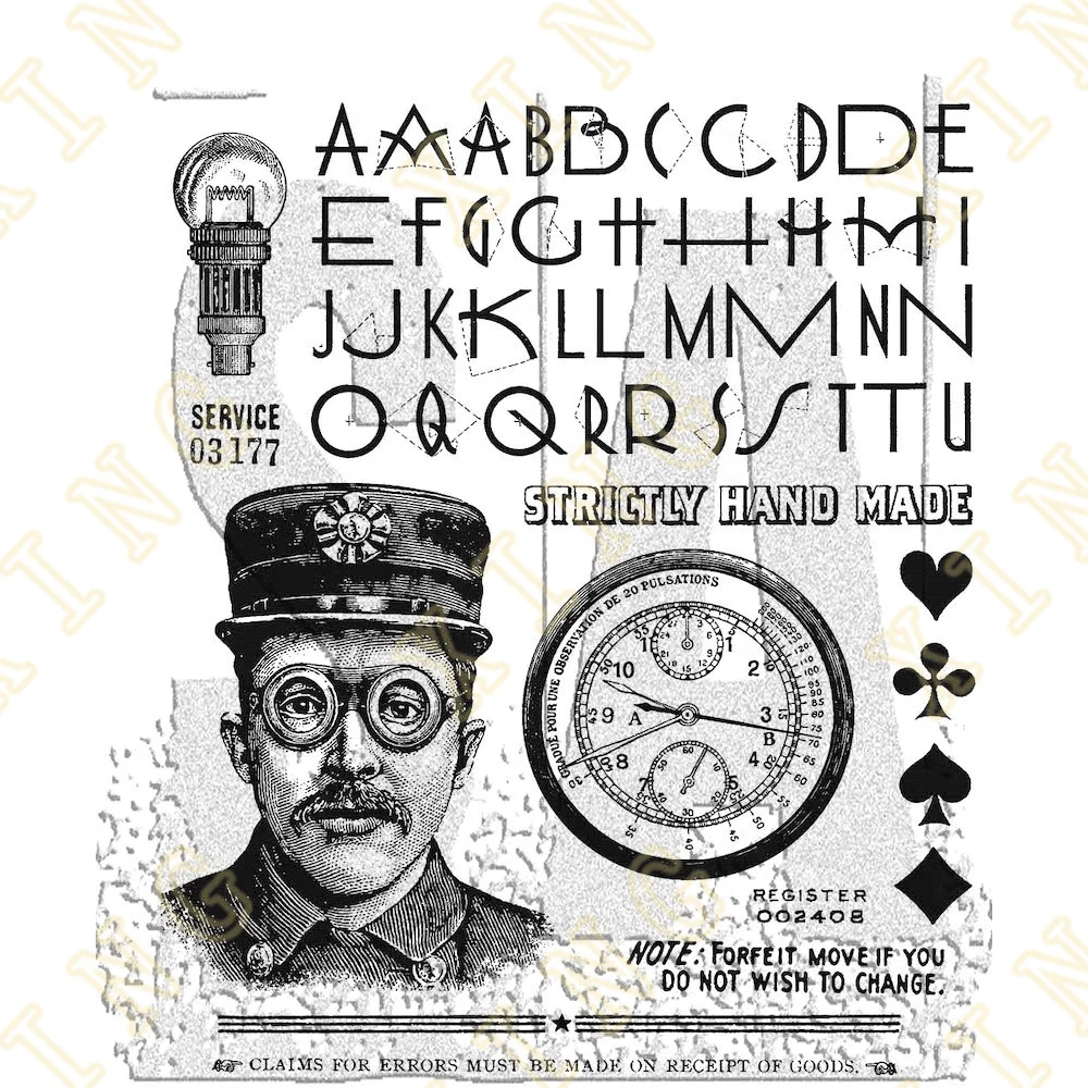 

The Inspector Metal Cutting Dies Clear Stamps Scrapbook Diary Secoration Embossing Stencil Template Diy Greeting Card Handmade