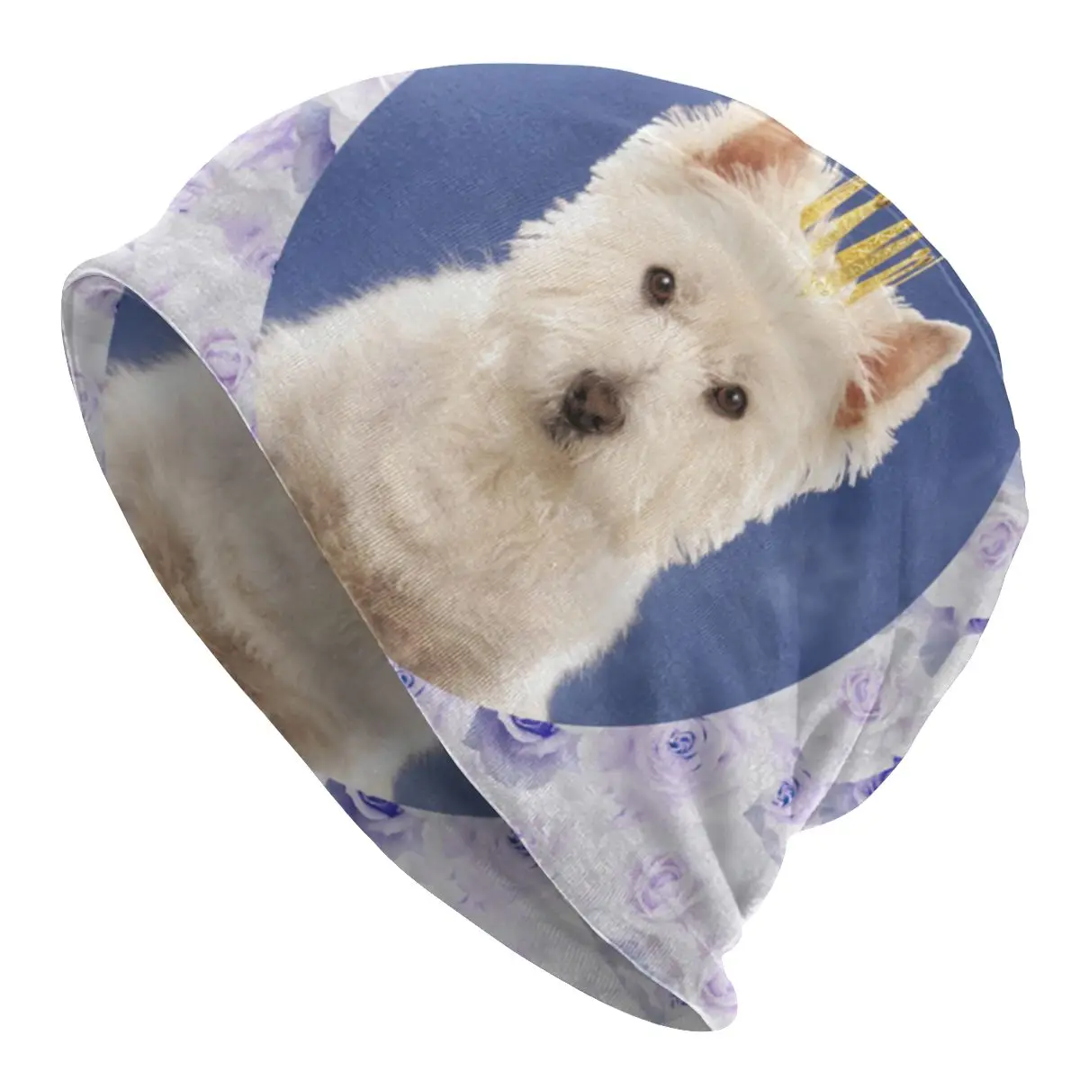 

Westie West Highland Terrier Bonnet Dog Puppy Caps Soft High Quality Winter Printed Bonnet Hat for Men Women Turban
