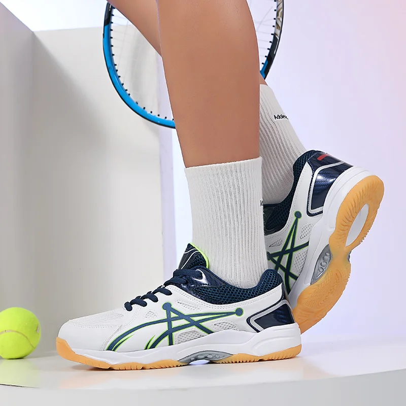 Professional Breathable Men's Badminton Sneakers Anit-slip Table Tennis Shoes For Men Anti-shock Women Volleyball Sports Shoes
