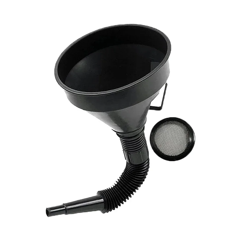 

Воронки для заправки двигателя автомобиля с удлинительной трубой фильтра, универсальная воронка для мотоцикла, грузовика, масла, дизеля, бензина, топлива