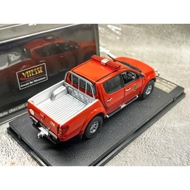 Масштабная модель 143 Sunstar Vicz Mitsubishi L200: пикап пожарной службы Макао, полицейский автомобиль, командный автомобиль, литая модель из сплава (art.: 3920dbeb7fe49) - 3920dbeb7fe49