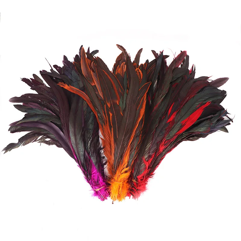 

Wholesale rooster feathers for craft wedding party supplies rooster tail feather Carnival dancer decoration plumages