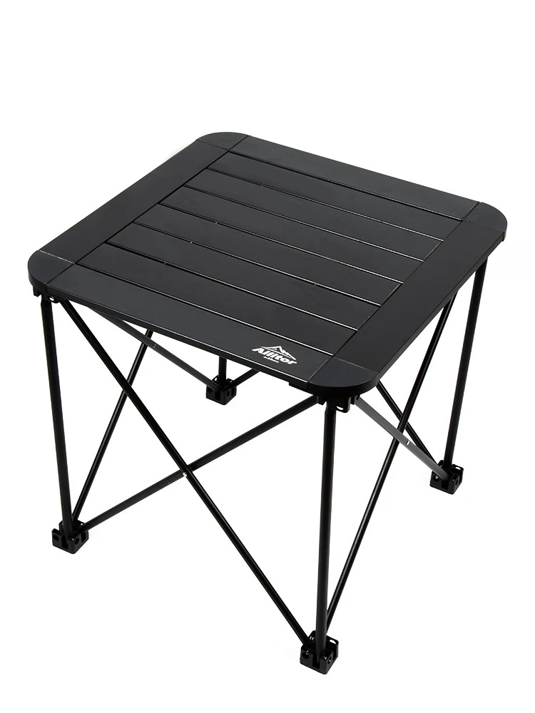 

Складной квадратный стол для пикника, светильник переносной стол для барбекю и стул из алюминиевого сплава, набор для кемпинга и поездок