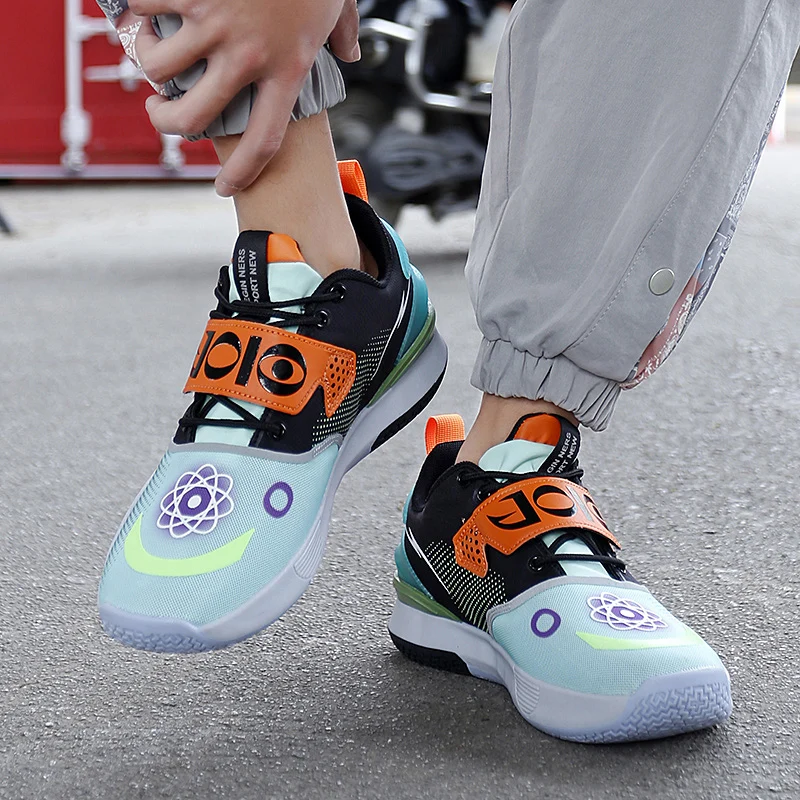 Basketball Shoes Men Kids Basket Boots Women Mesh Sports Shoes Brand Designer Sneakers Streetball Training Shoes Male Footwear