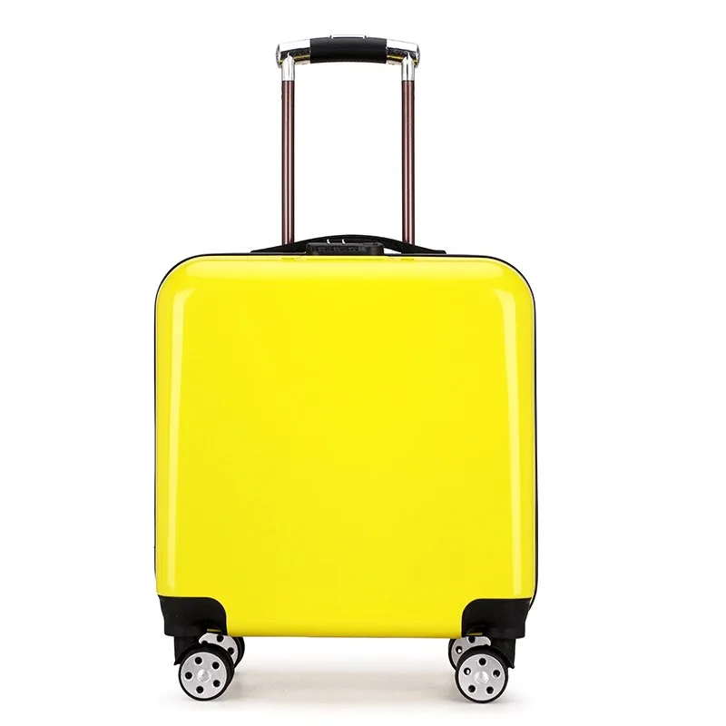 

Amazing Quality Candy-Colored Small Mini Trolley Case Lightweight Boarding Box Discount Hot Sales 18 Inches