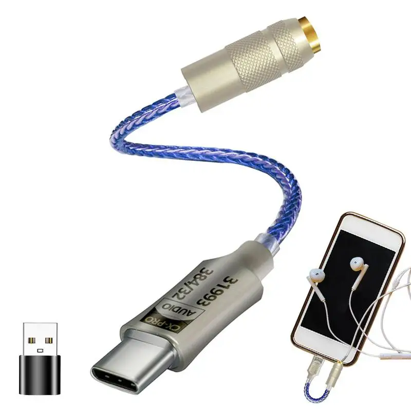 

Адаптер для наушников с разъемом USB C и разъемом 3,5 мм