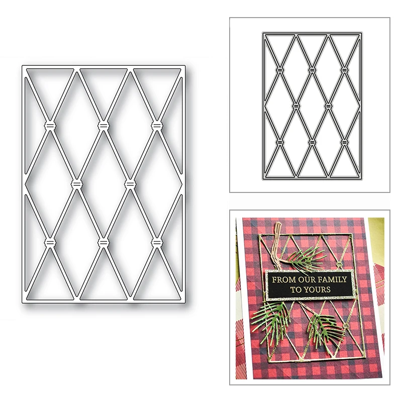 Новинка 2022 г. прямоугольные металлические Вырубные штампы сделай сам с простой