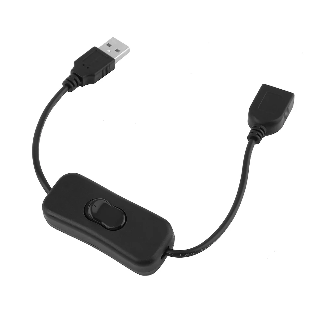 

USB-кабель Woo power из меди, штекер-гнездо, кабель включения/выключения, переключатель питания светодиодный светодиодной лампы, 30 см