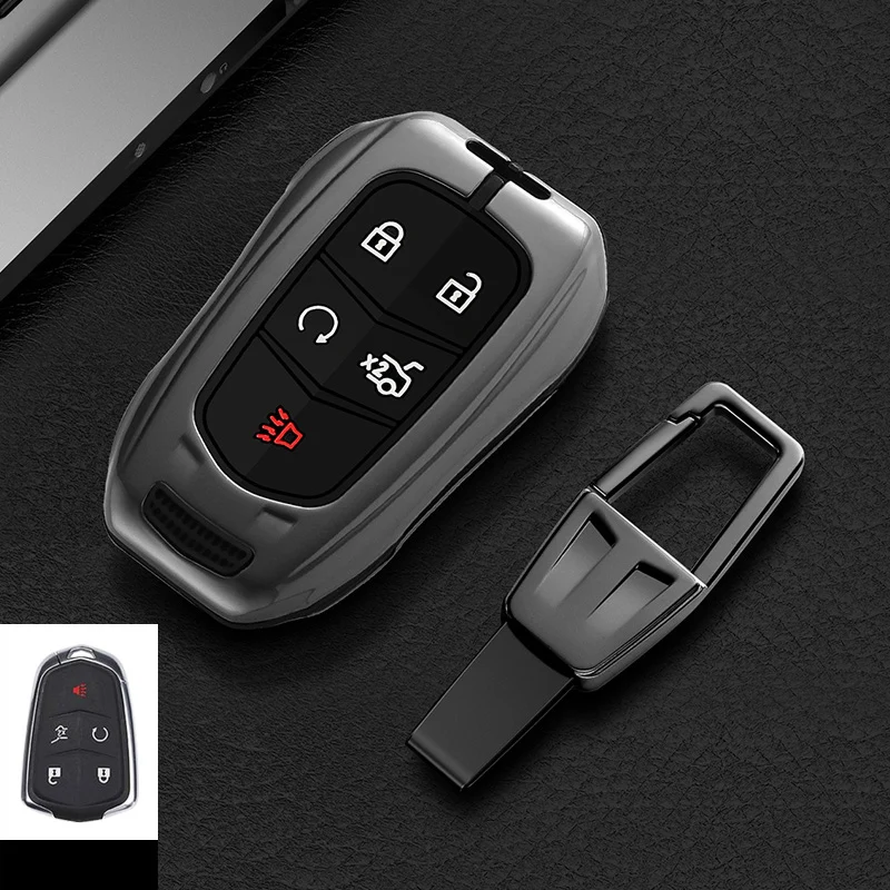 

Car Key Case Remote Control Protector Cover For Cadillac ATS-L XTS XT4 XT5 XT6 CTS CT6 ATS 28T SRX Escalade Car Accessories