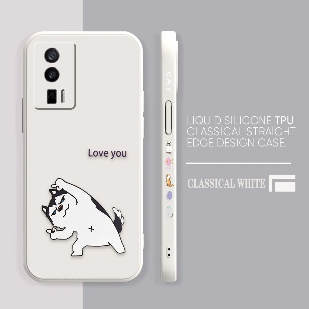 Case For Redmi K60E K60 K50 K40S K40 K30 K20 12C 10C 9A 9 8 10X 10A Pro 4G 5G Gaming Case Fundas Cqoues Shell Funny Couple Cats