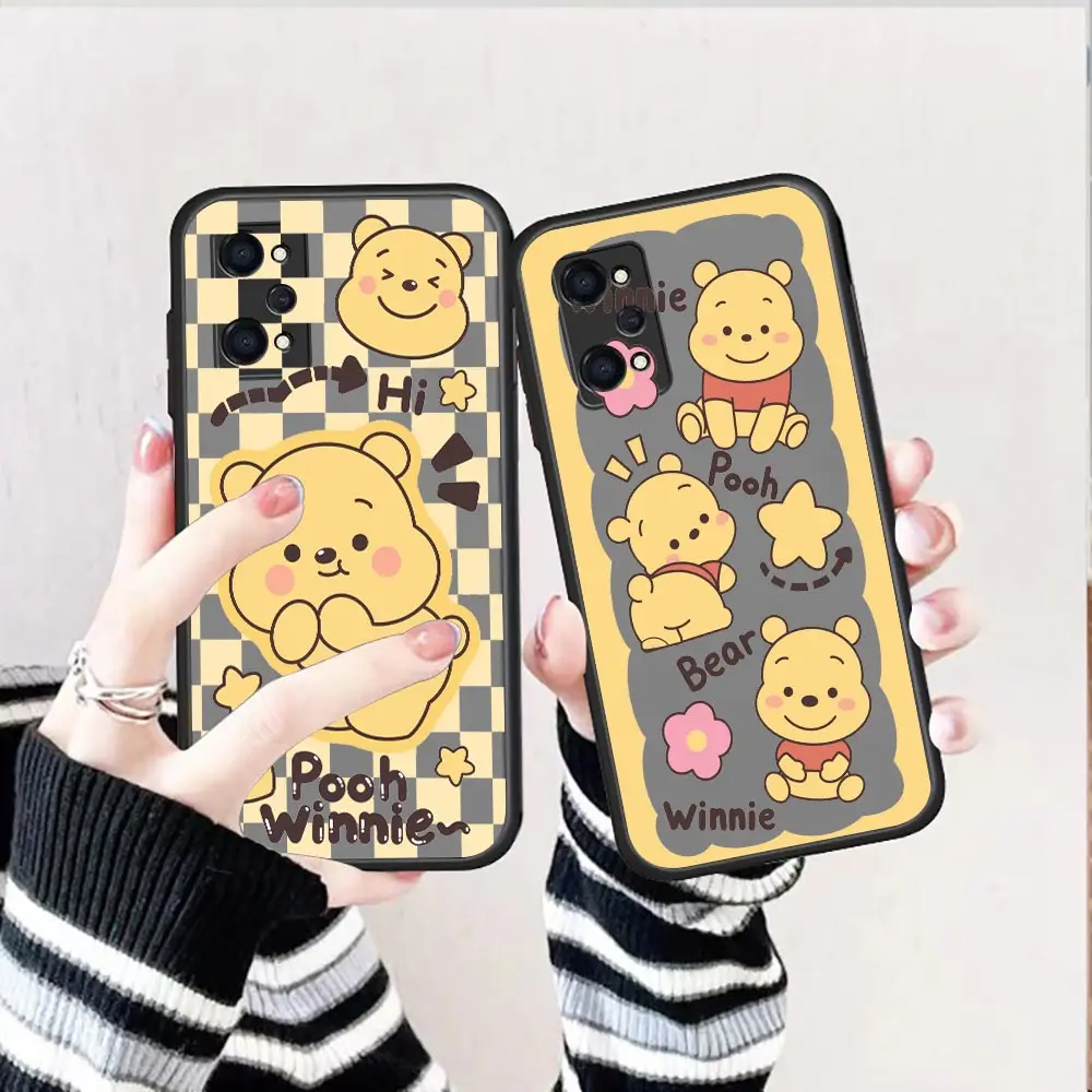 

Cute Winnie The Pooh Bear Anime Cartoon Case For Oppo Realme GT Neo 2 Narao 50a 50i 50 5G C33 C31 C30S C30 C21Y C21 C20 C15 C12