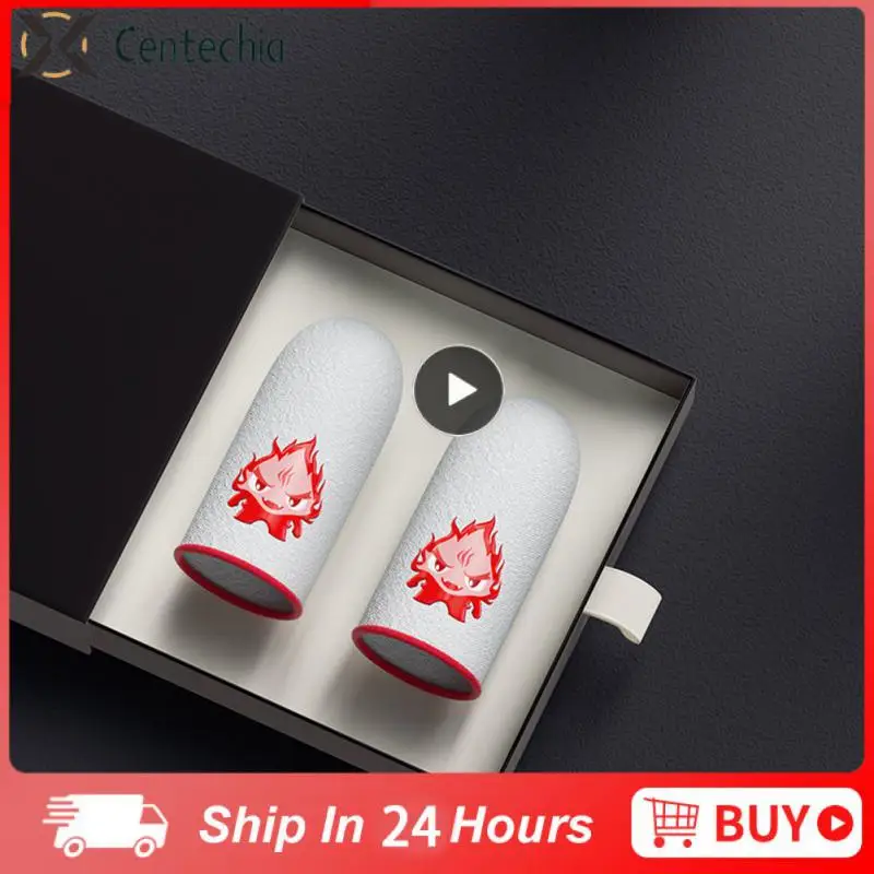 

Lightweight Gaming Fingertip Sensitive Sweat-proof Finger Sleeves Luminous Mobile Games For Pubg Washable Finger Cover For Gamer