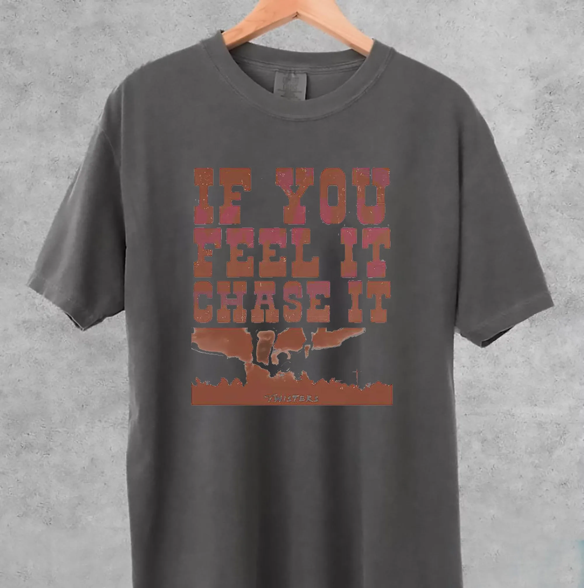 Сорочка Comfort Color If Your Feel It забавная цитата фильма 2024 ретро модная рубашка унисекс с