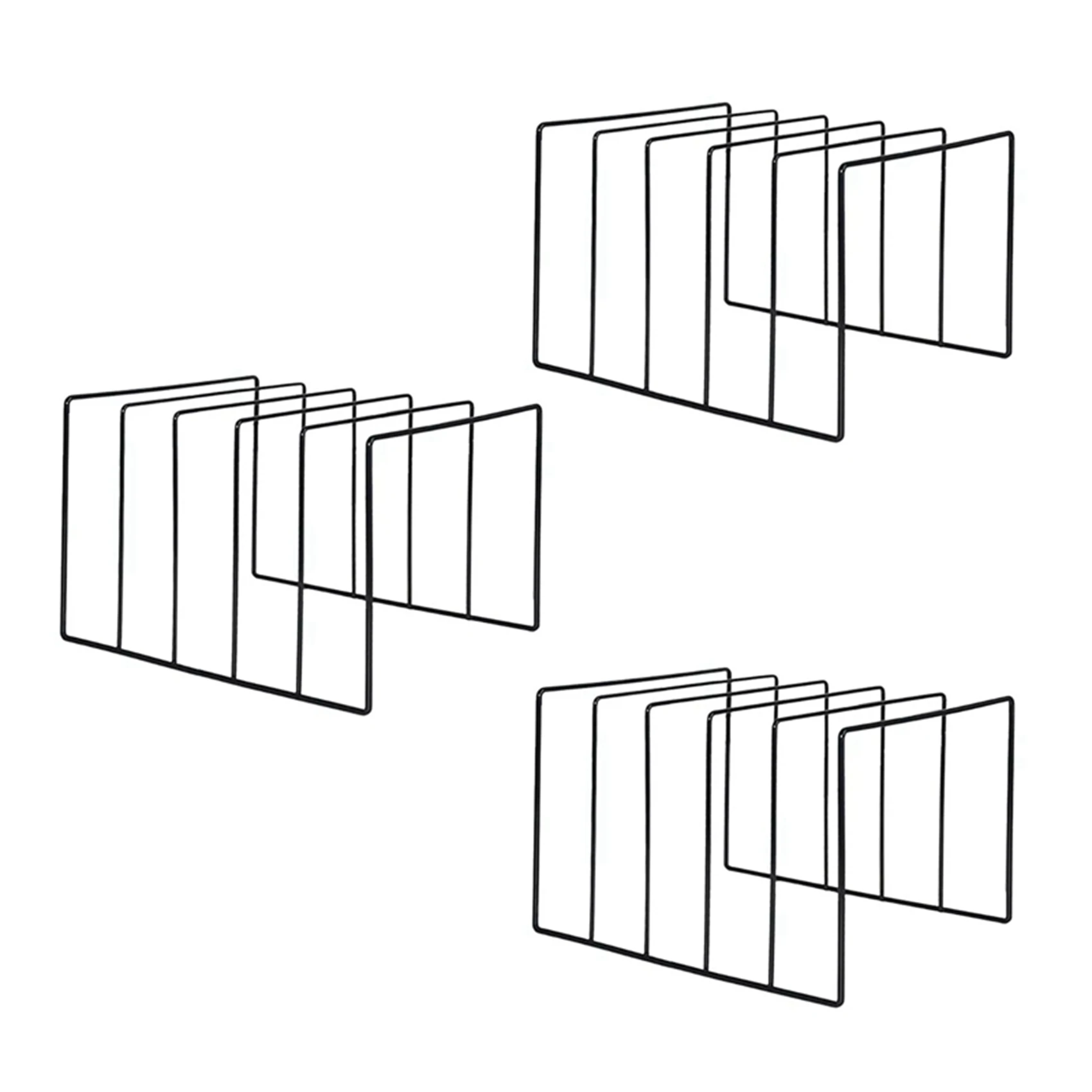 

3x металлическая виниловая полка для витринных пластинок