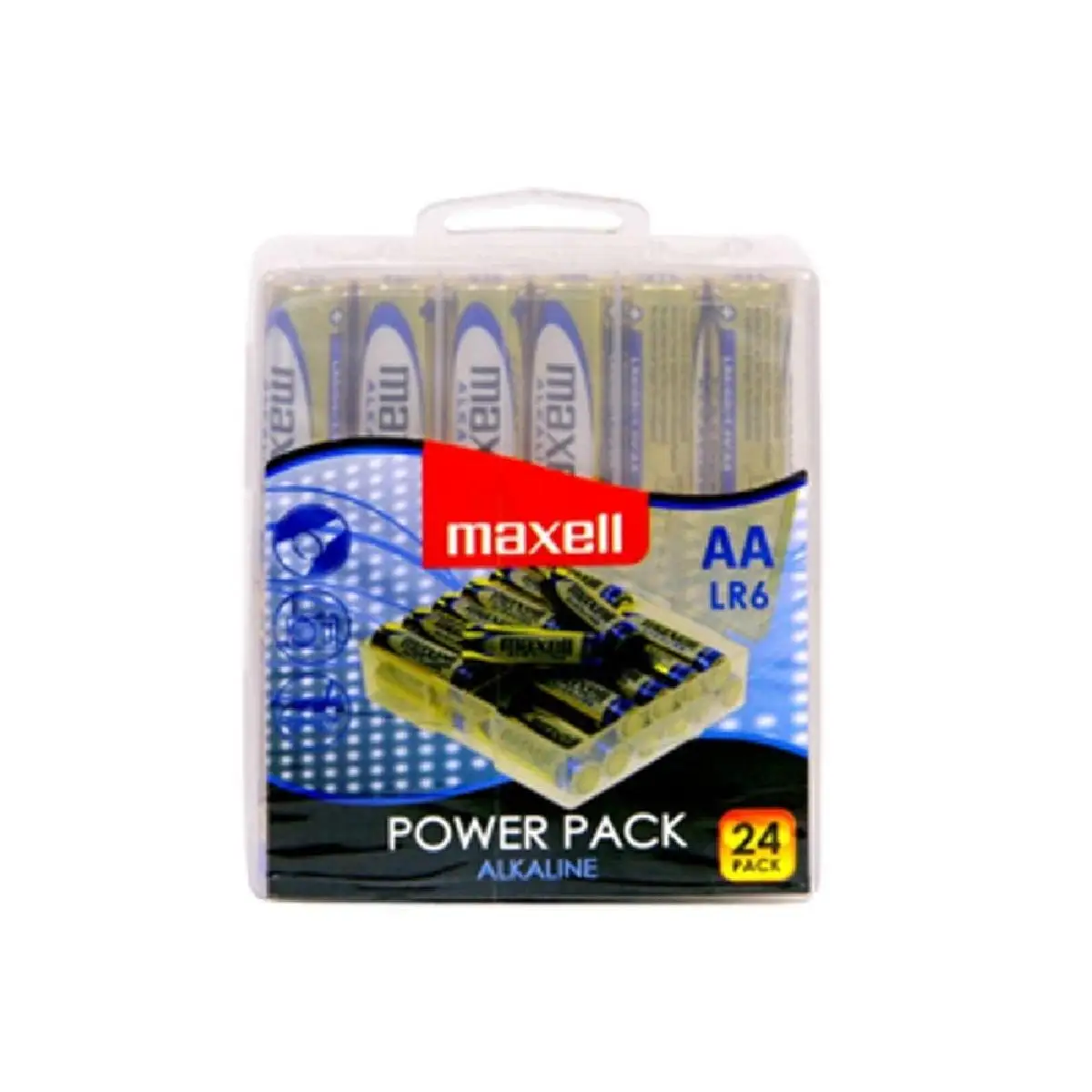 

Pilas Maxell bateria original Alcalina Tipo AA LR6 en blister 24X Unidades