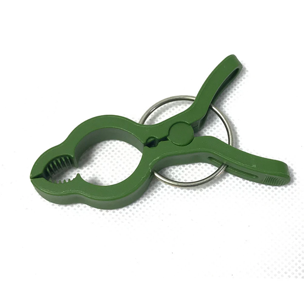 

Dark Green Fixed Plant Clips Flower Vine Tomato Support Clip UV Fabric Clips Plastic + Iron