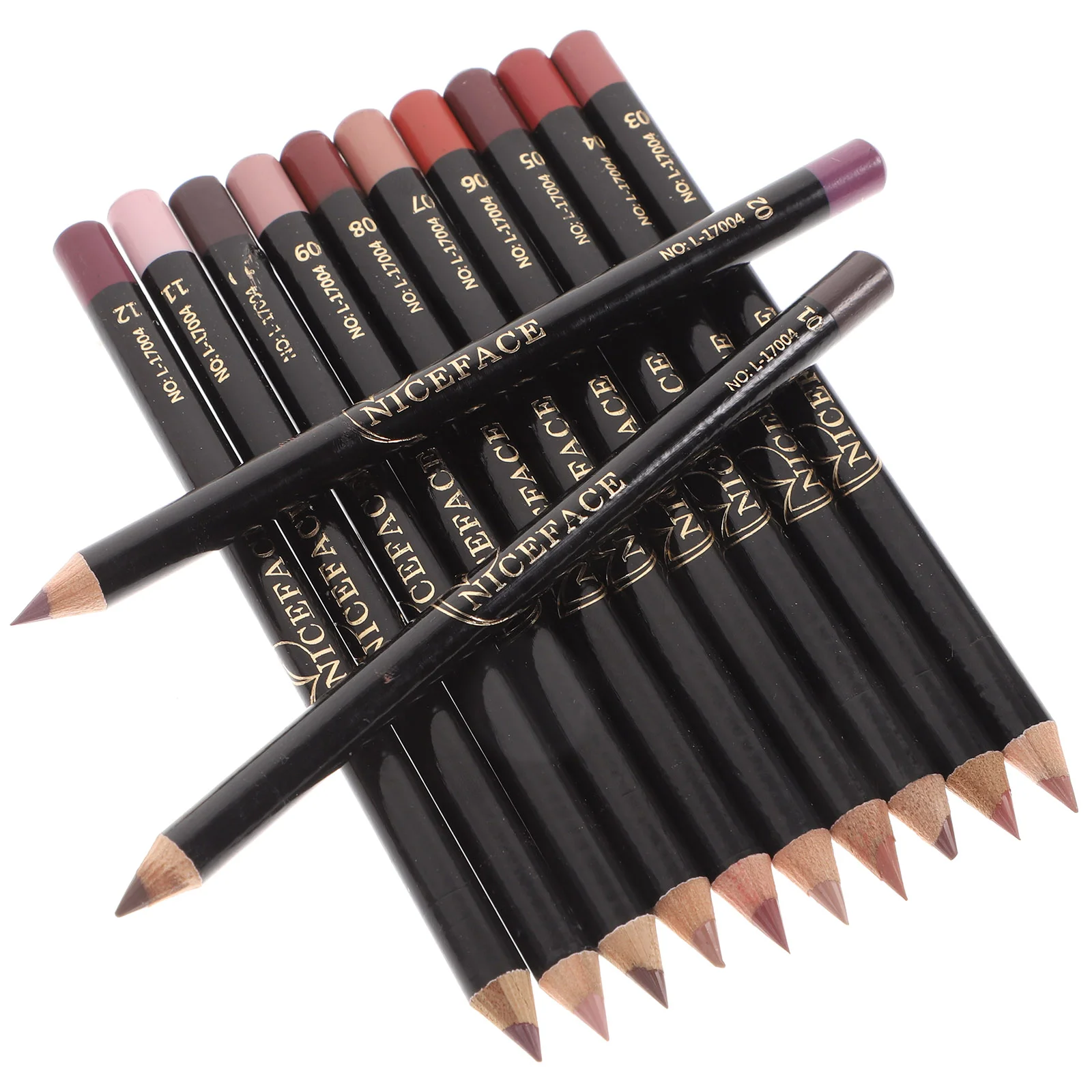 

12 Colors Lip Liner, Makeup Lip, Fine Lip Pen Set, Lip Color, Lip Liner for Woman Precise Application