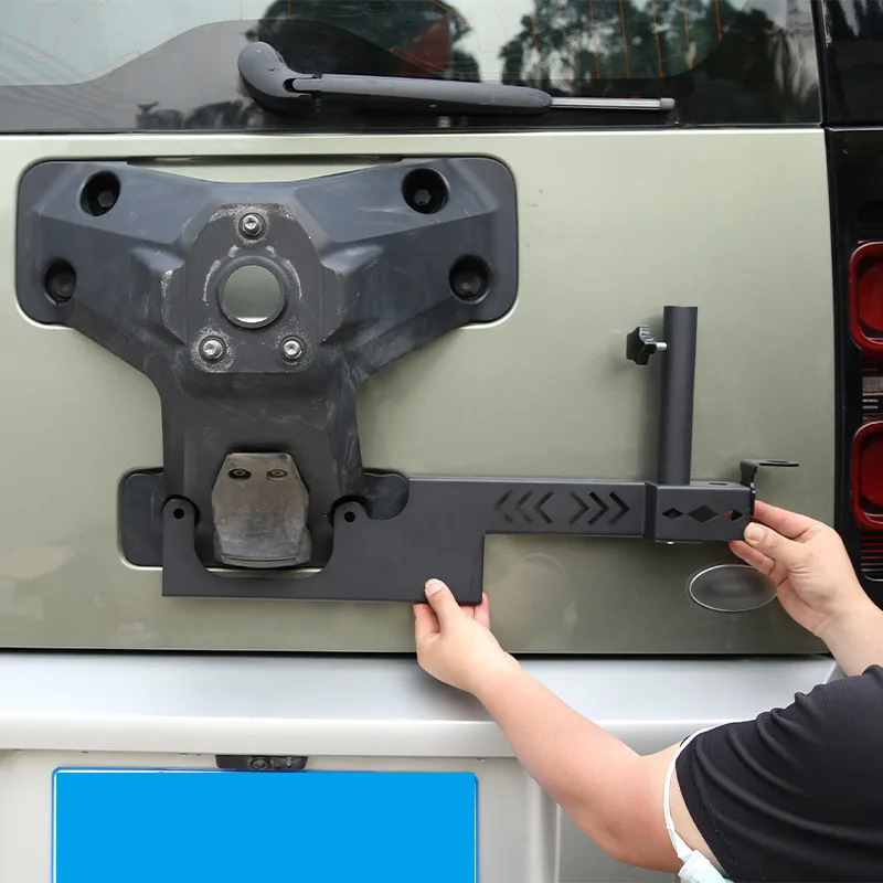 

For Land Rover Defender 90 110 2020-2022 Stainless Steel Car Tailgate Flagpole Antenna Bracket Accessories Car Modification