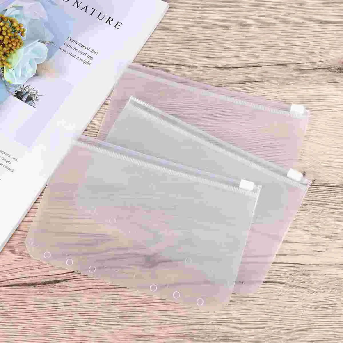 

30 шт., карманные бумажные пакеты A6 на молнии