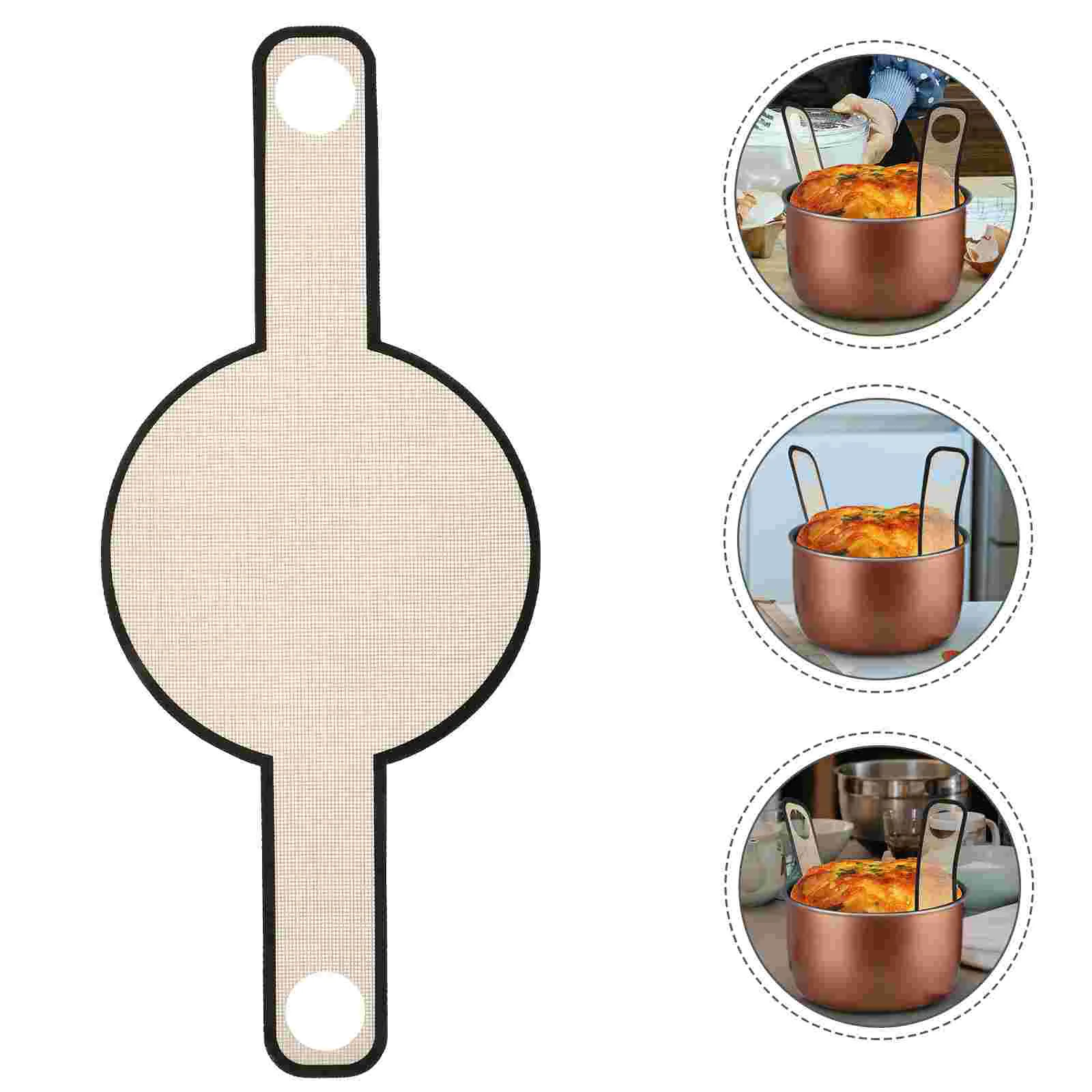 

Silicone Bread Loaf Pan Exercise Mats Home Workout Sling Cake Reusable Baking Dough Glass Transfer