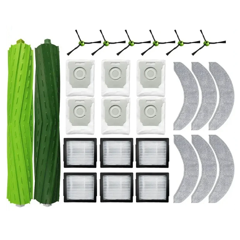 

Ролик для пылесосов Irobot Roomba Combo J9 +, основная боковая щетка, НЕРА-фильтр, насадка на швабру, тряпка, мешок для пыли, запасные части, аксессуары