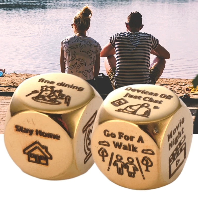 Кубики для принятия решений о еде кубики из нержавеющей стали свидания и ночи