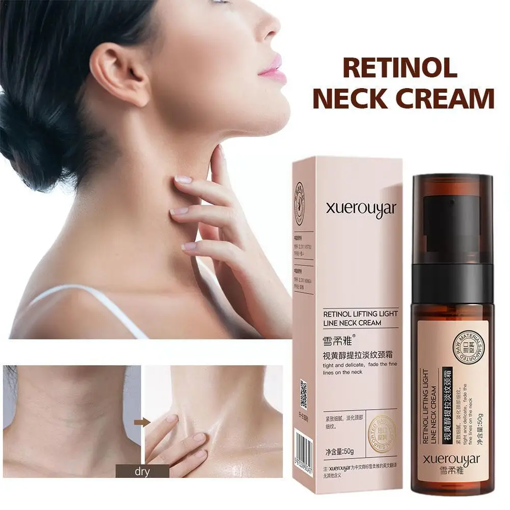 

Double Retinol Neck Cream Firming Lifting Fade Neck Reduce Dullness Brightening Whitening Rejuvenation Lines Anti-Aging Bri S1R9