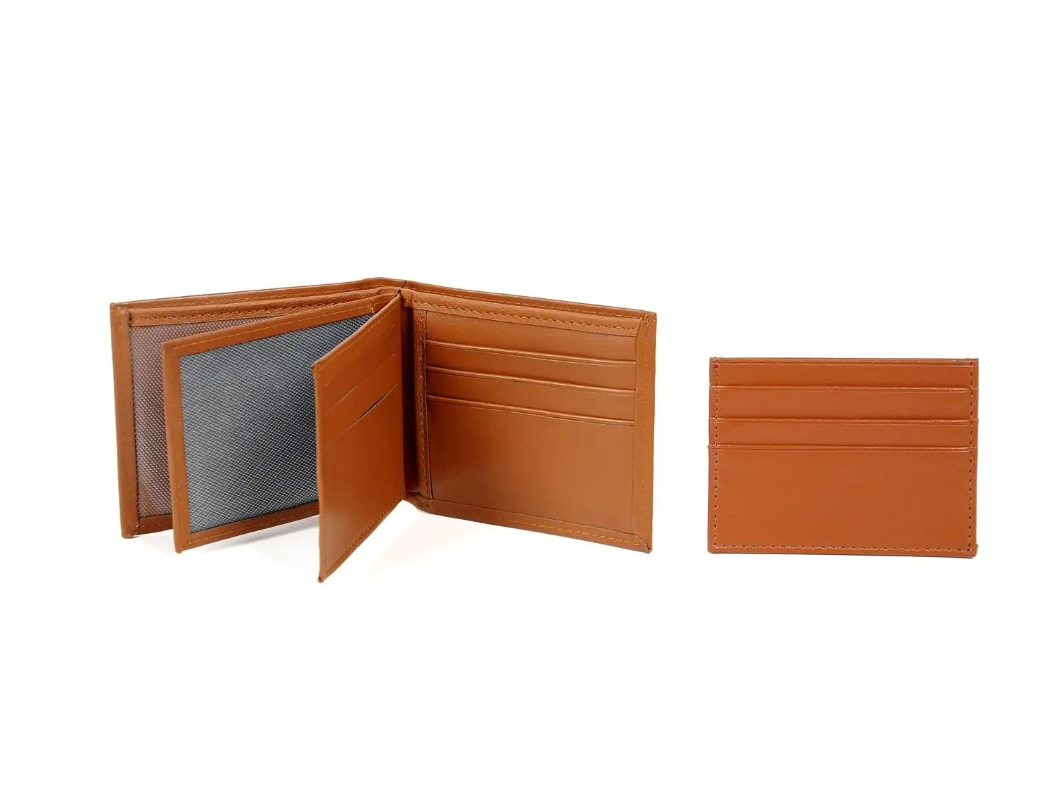 

Avangarde Silver Wallet Belt Badge Holder 3 Pcs Set Tan