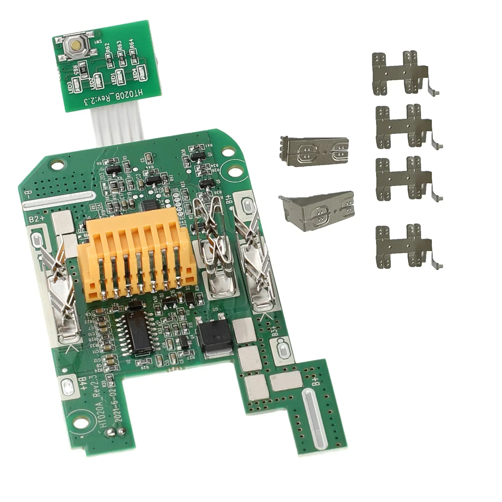 

Новая плата защиты от зарядки BL1830B с никелевым листом для аккумуляторных ключей 18 В 3 Ач, дрелей, угловых шлифовальных машин, электроинструментов
