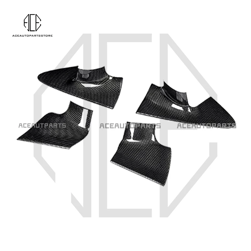 Новинка автомобильные дверные ручки из натурального углеродного волокна