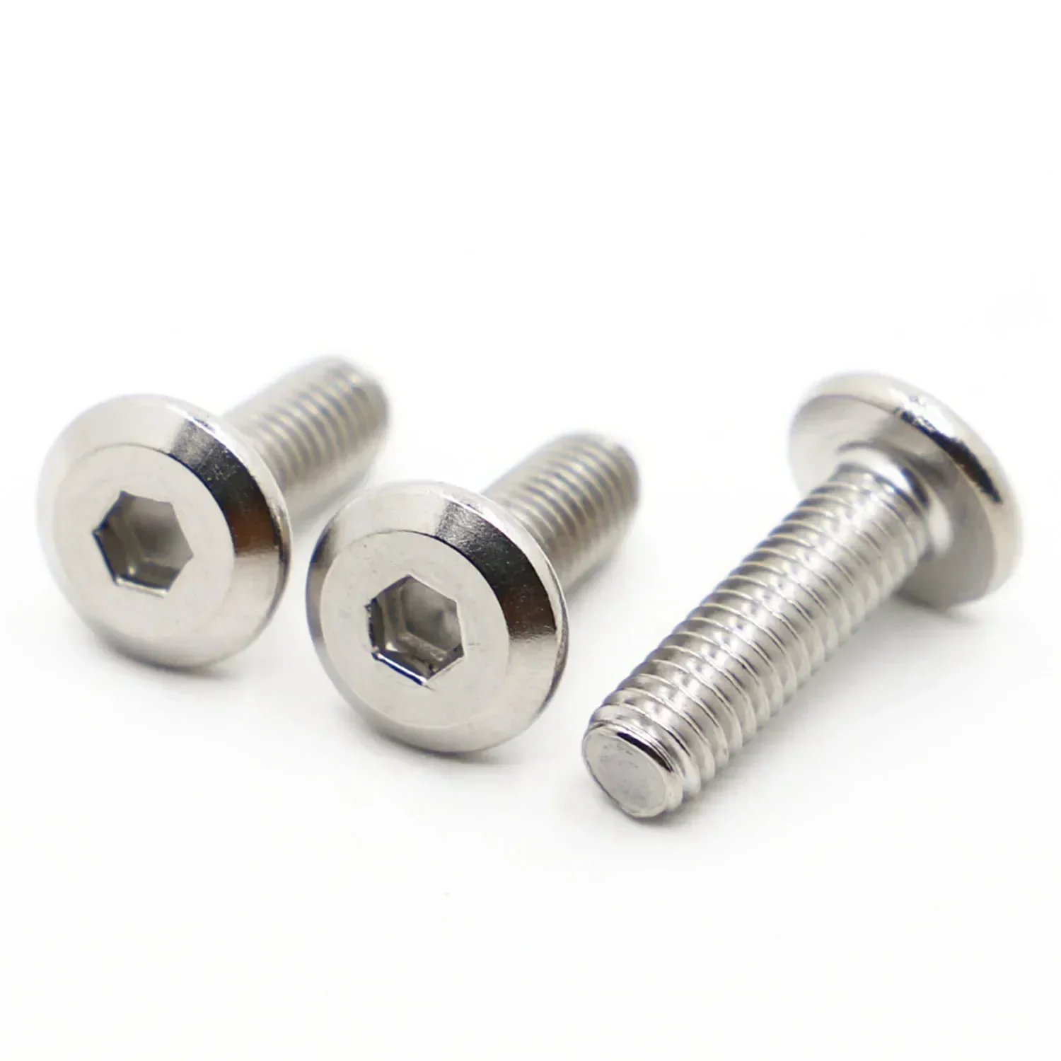 

5-20 шт. Нержавеющая сталь 304 A2 M3 M4 M5 M6 M8 Большой плоский шестигранный шестигранник с шестигранной головкой Соединительный болт Мебельная заклепка Винт