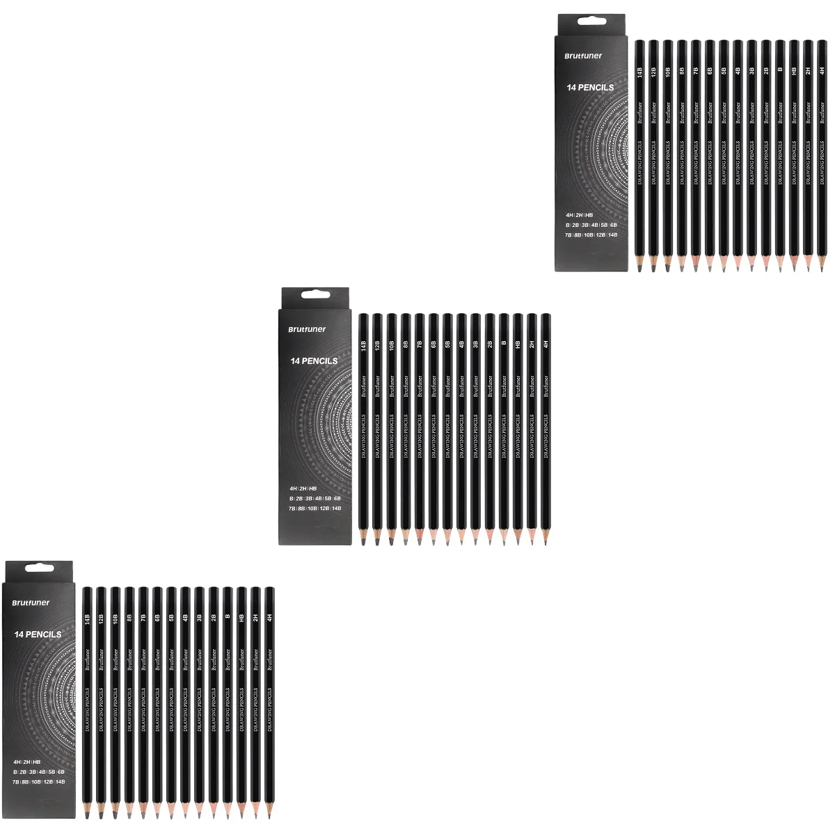 

42 Sketch Pencils Drawing Pencils for Sketching Black Pencils Painting Pencils