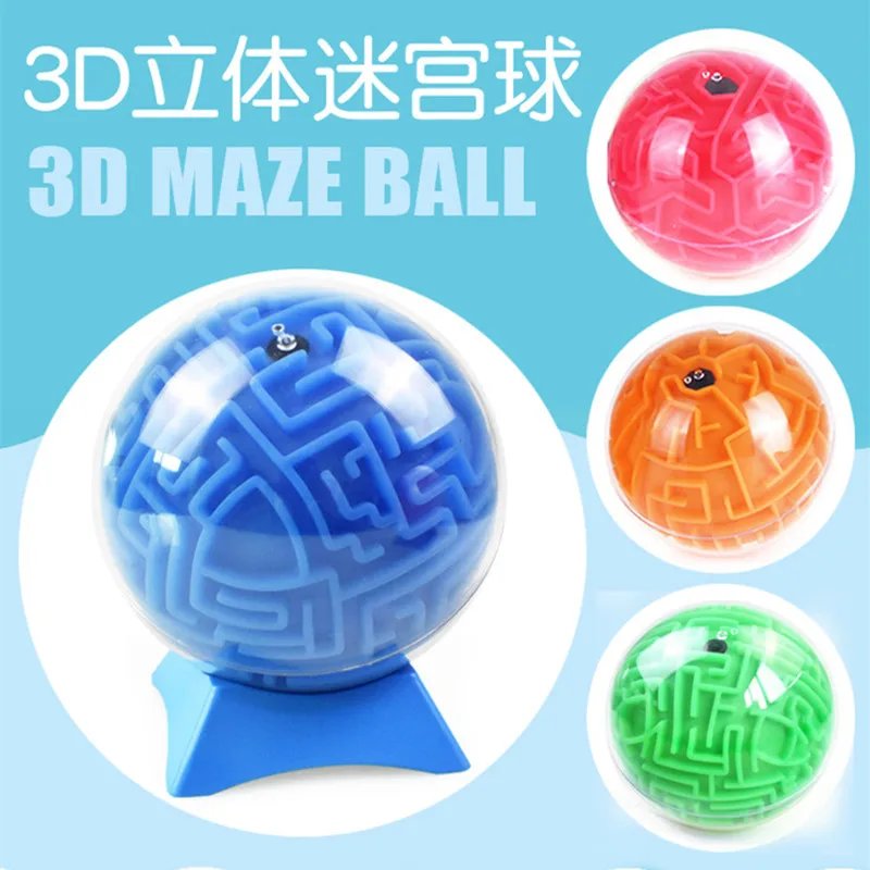 

Волшебный 3D лабиринт с шариком, интересный лабиринт-головоломка, игра, вызов, интеллектуальная идея, обучение перчатке, творческие детские ...