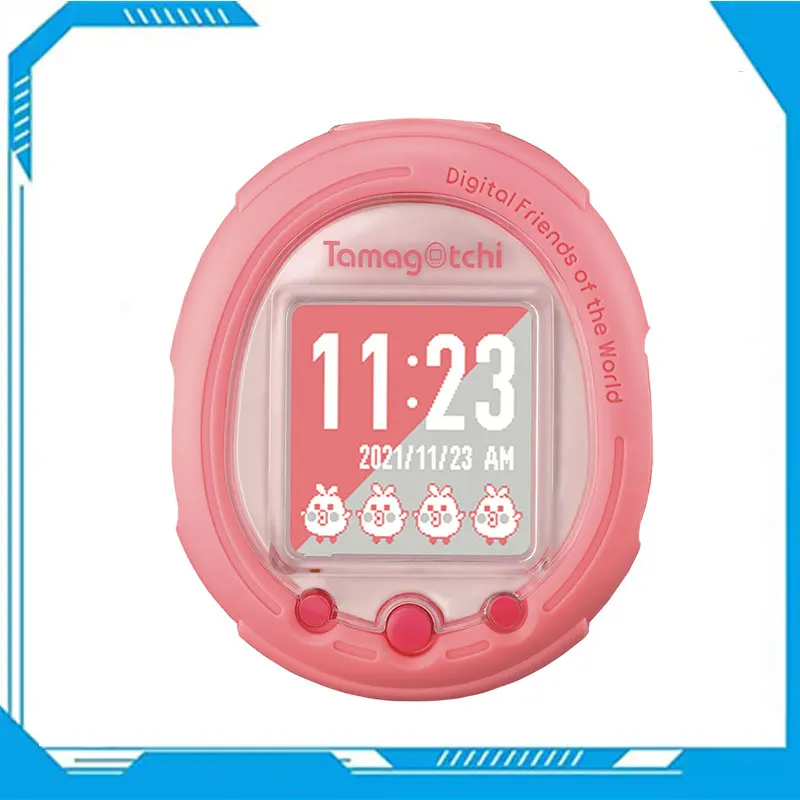 

Tamagotchi Hero Toys Pink Kids Electronic Pets Virtual Cyber Pet Funny Play Interactive Toy Digital Screen Bandai Genuine