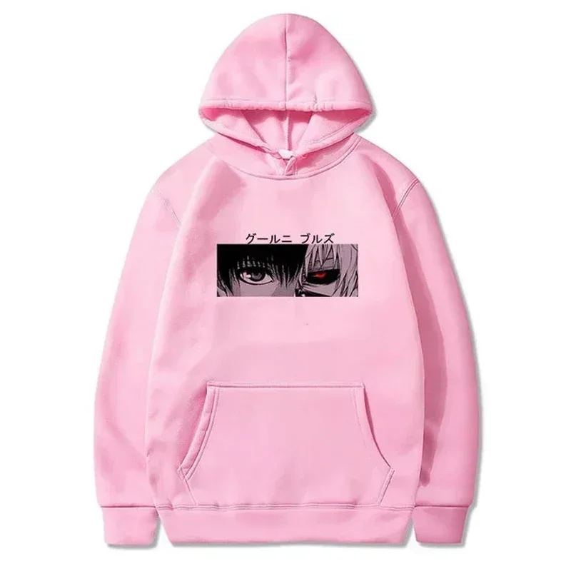 Аниме Токийский Гуль Канеки Кен Пуловер С Принтом Глаз Толстовка Плюс Размер