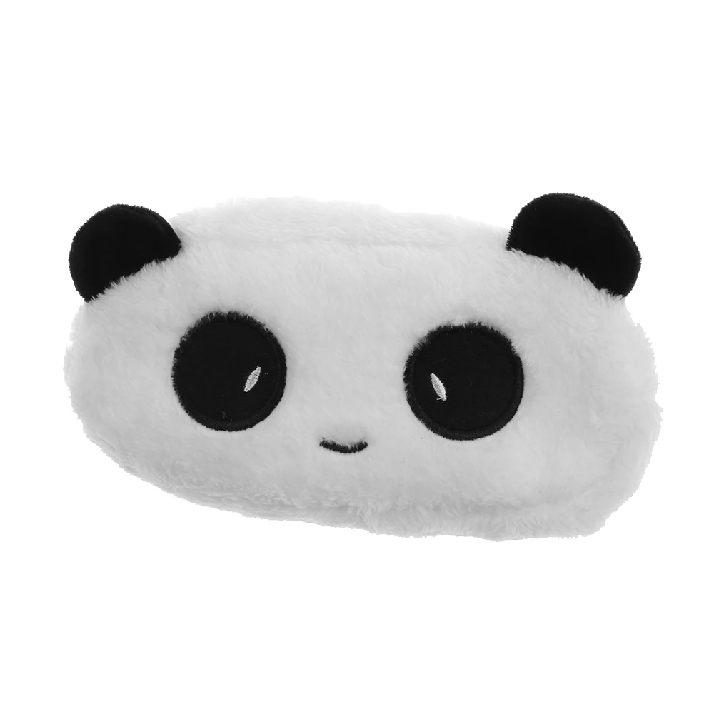

1PC Cartoon Panda Pencil Case Soft Plush Pencil Pen Bags Cosmetic Makeup Pouch Bag Coin Holder Cute Wallet School Supplies