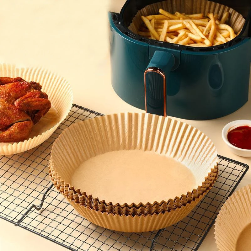 

Paper Tray for Air Fryer Air Fryer Accessories Baking Pan Paper Silicone Oil Oven Tray Air Fryer Disposable Paper Liner