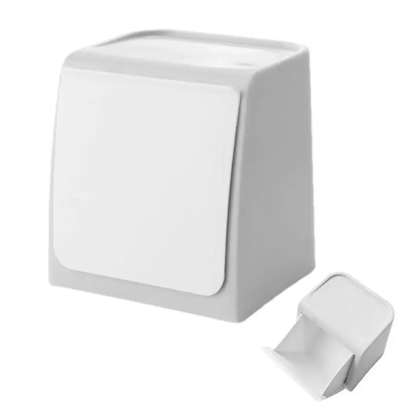 

Desk Small Trash Can Wall Mounted Cotton Swab Box Diagonal Opening Design Drawer Type Waste Garbage Bin For Kitchen Tabletop