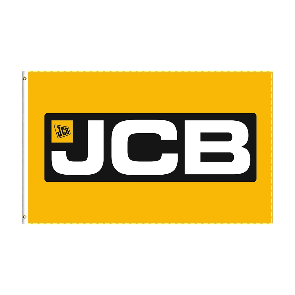 

3x5Ft JCBs Flag Machine Tool Printed Banner For Decor