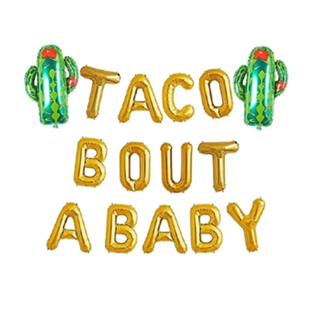 

16 шт., декоративные фольгированные шары в виде кактуса