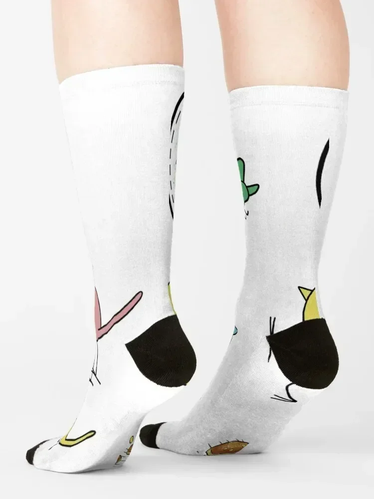 Носки Vulfpeck Birds с подогревом чулки в стиле хип-хоп компрессионные цветные носки