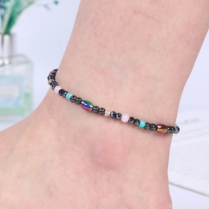 Оптовая продажа браслеты на ногу черные магнитные ювелирные изделия из Желчного