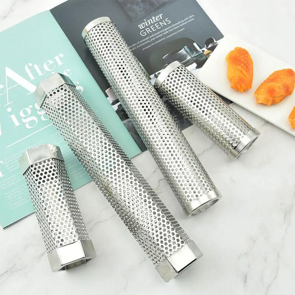 Сетчатая трубка для барбекю из нержавеющей стали генератор холодных коптильев в