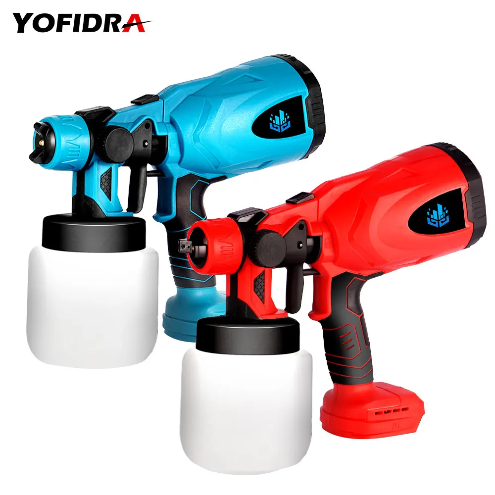 Электрический пистолет-распылитель 800 мл. Ручной беспроводной распылитель