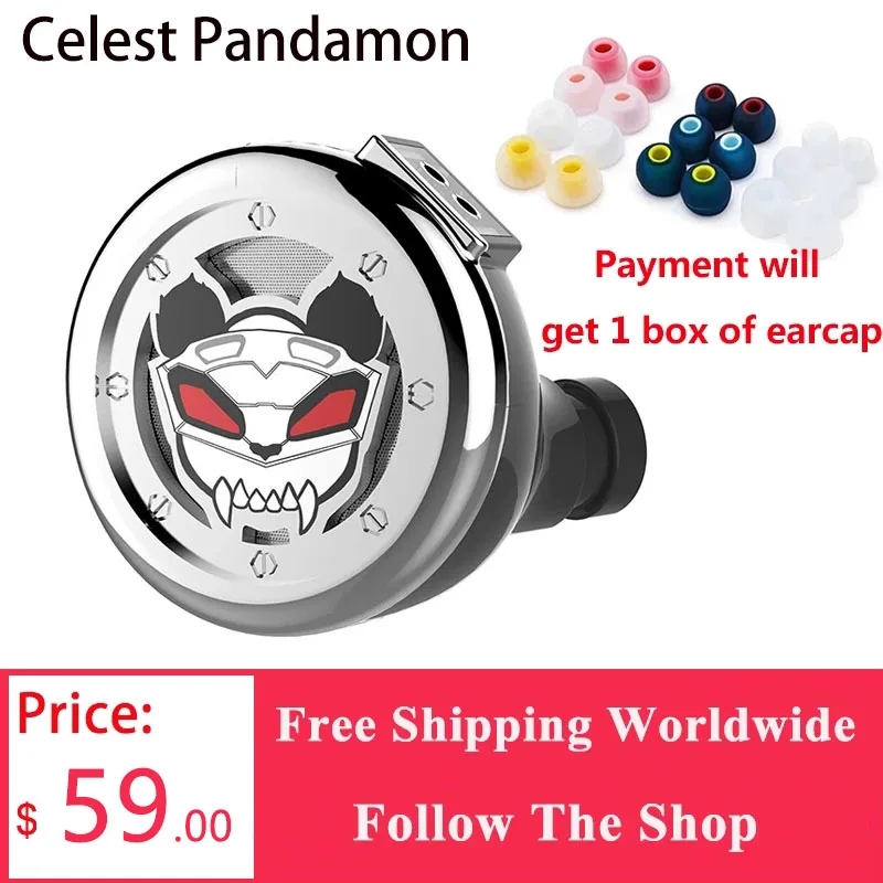 

Наушники-вкладыши Celest Pandamon Planar с монитором 10 мм, квадратный плоский драйвер 3,5 2pin 0,78 PK Celest Gumiho