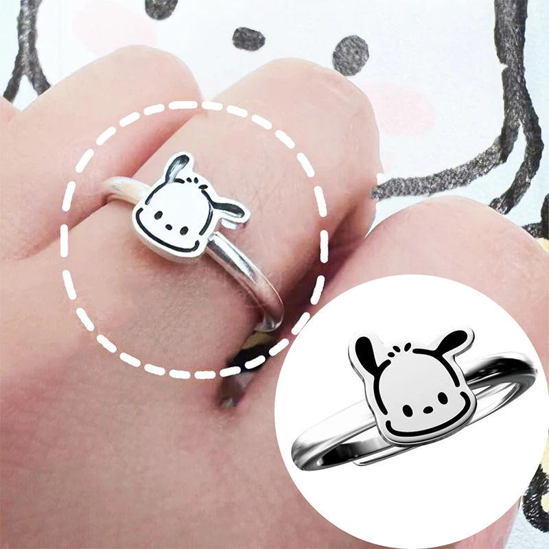 

Sanrio полакко кольцо Kawaii аниме мультфильм красота студент ювелирные изделия Ручные украшения декоративные аксессуары Игрушки для девочек ро...